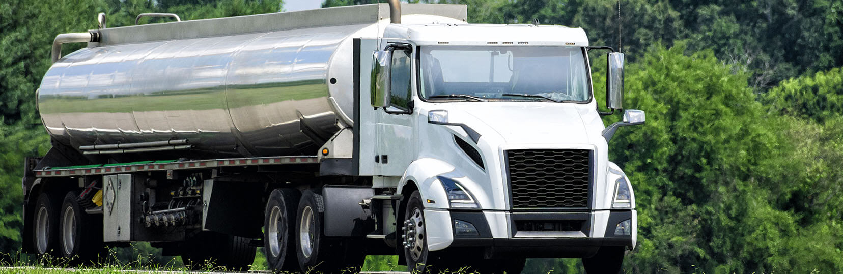 Heavy truck on the road